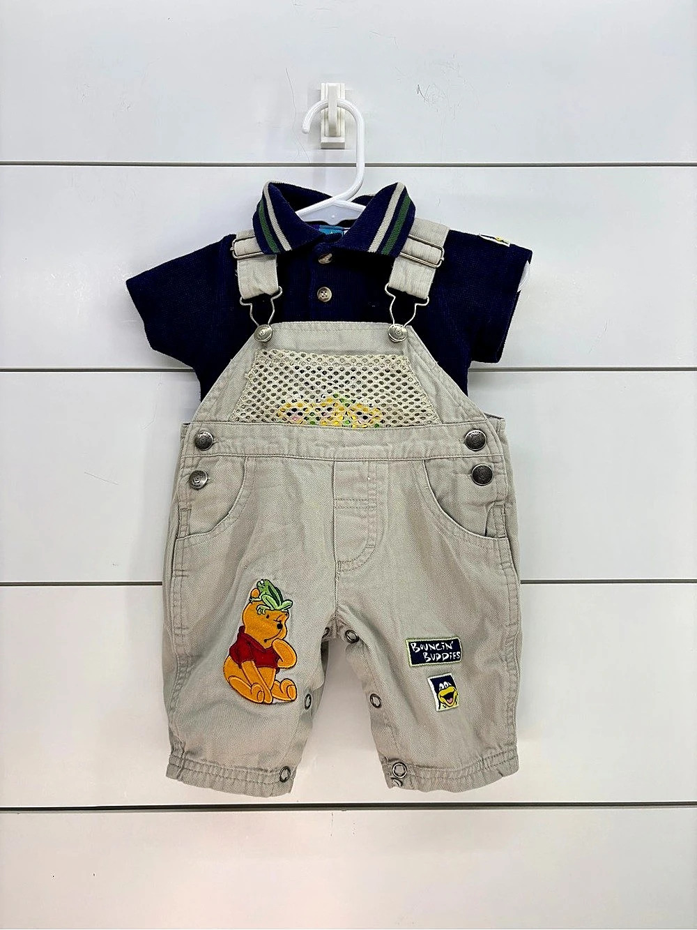 Vintage Disney Baby Pooh 2-piece Outfit
